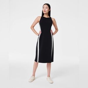SPANX AirEssentials Side Stripe Tank Midi Dress